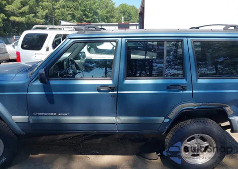 1999 Jeep Cherokee Classic/Sport из США, поврежденный, VIN 1J4FF68S2XL666362